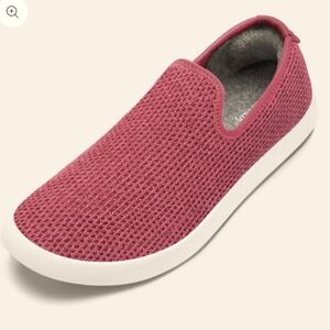 NIB Allbirds Men's Tree Loungers Lux Pink Blizzard (Burgundy) 13